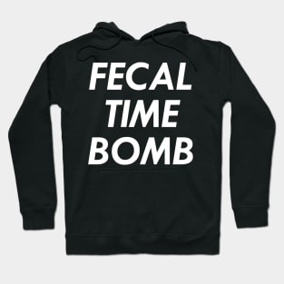 Fecal Time Bomb, White Hoodie